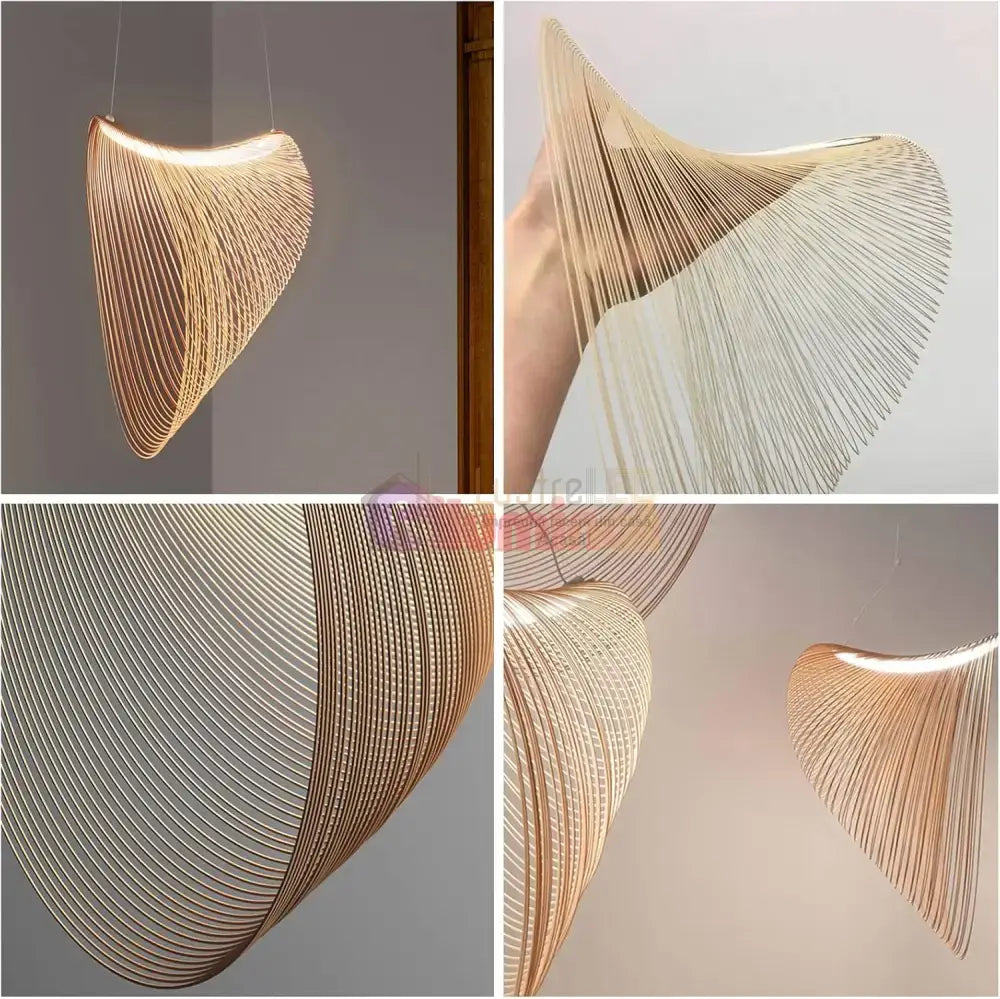 Lustra LED Suspendata VERNAZZA WooD Style lustreled.ro