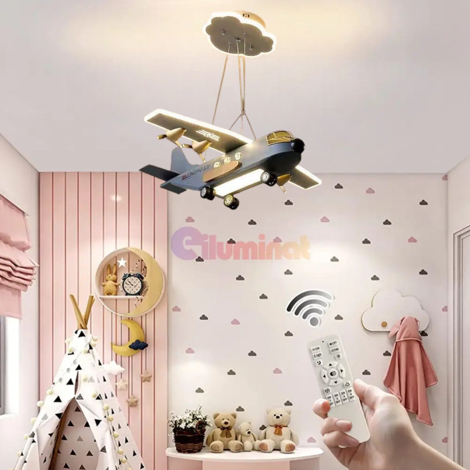 Lustra LED Suspendata War Plane Echivalent 300W