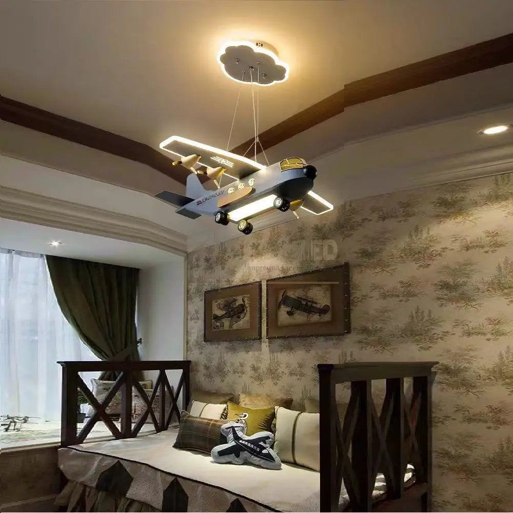 Lustra Led Suspendata War Plane Echivalent 300W Lighting Fixtures