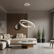 Lustra LED Suspendata ZENO White Echivalent 250W Telecomanda ALBA Lighting Fixtures