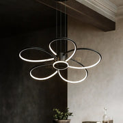 Lustra LED Suspendata ZUVY Black Echivalent 1400W NEAGRA Lighting Fixtures