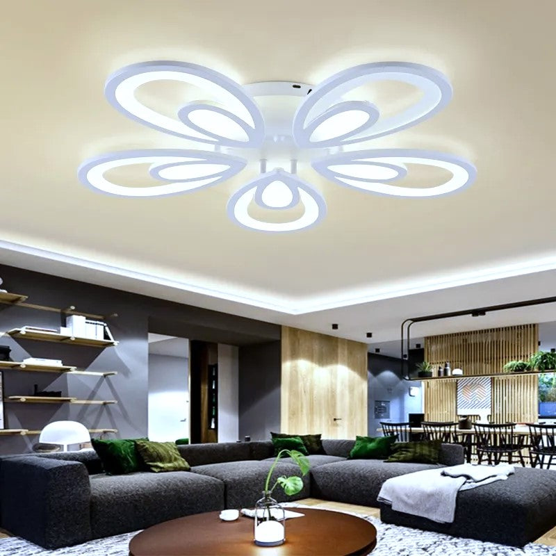 Lustra Led 160W Tears Echivalent 600W Telecomanda Lighting Fixtures