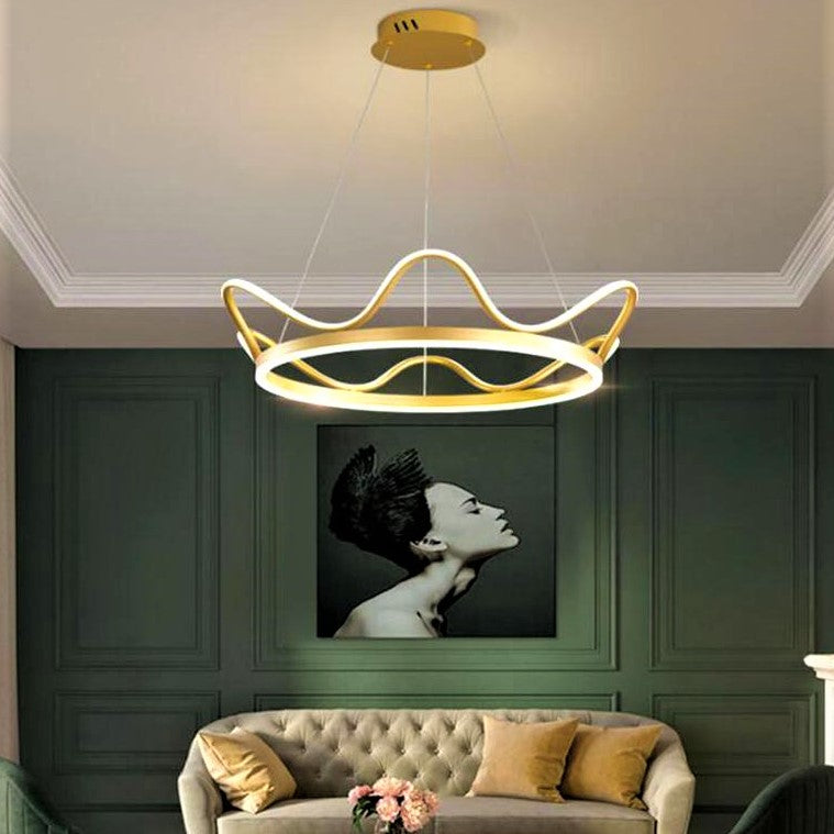 Lustra LED 96W WONDERLAND QUEEN Gold Telecomanda