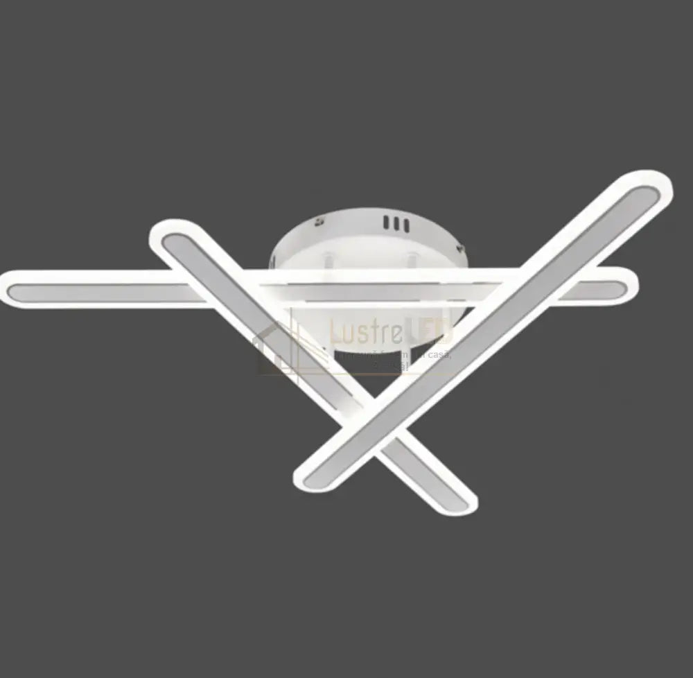 Lustra LED Tenzo Alba 3 Linii Echivalent 400W Telecomanda lustreled.ro