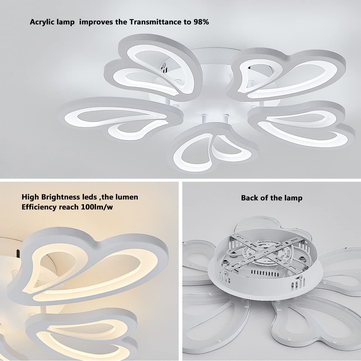 Lustra LED CLIO SMART Echivalent 500W Telecomanda