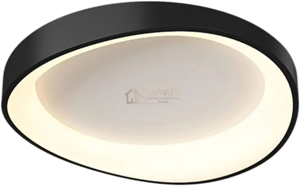 Lustra LED Valente Black Echivalent 600W Telecomanda lustreled.ro