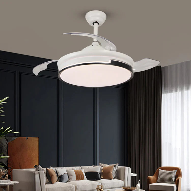 Lustra LED Summer White cu Ventilator Echivalent 300W Telecomanda