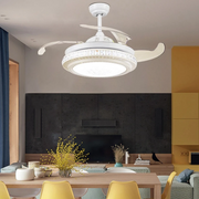 Lustra LED Ventilator 120W Pale Pliabile Cu Telecomanda