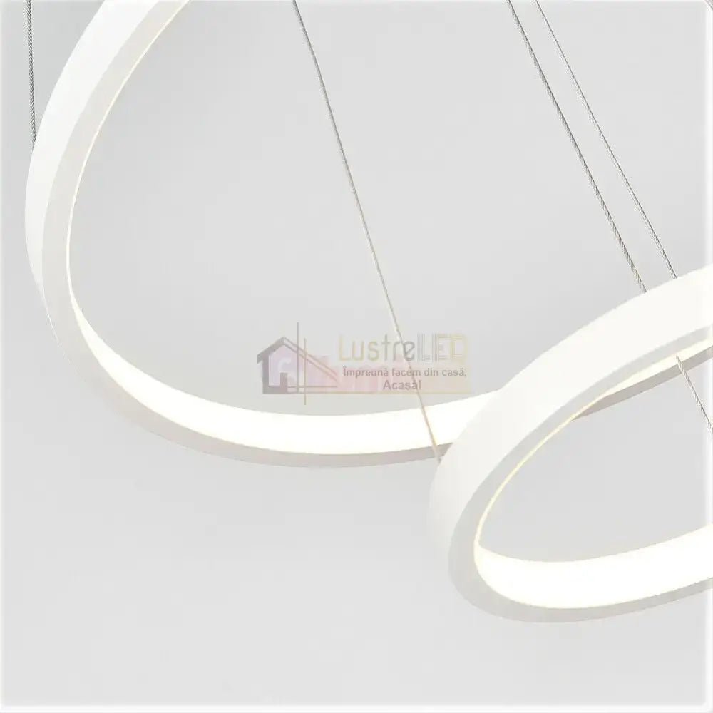 Lustra Led 154W Wonder Alb 3 Segmente Telecomanda Lighting Fixtures