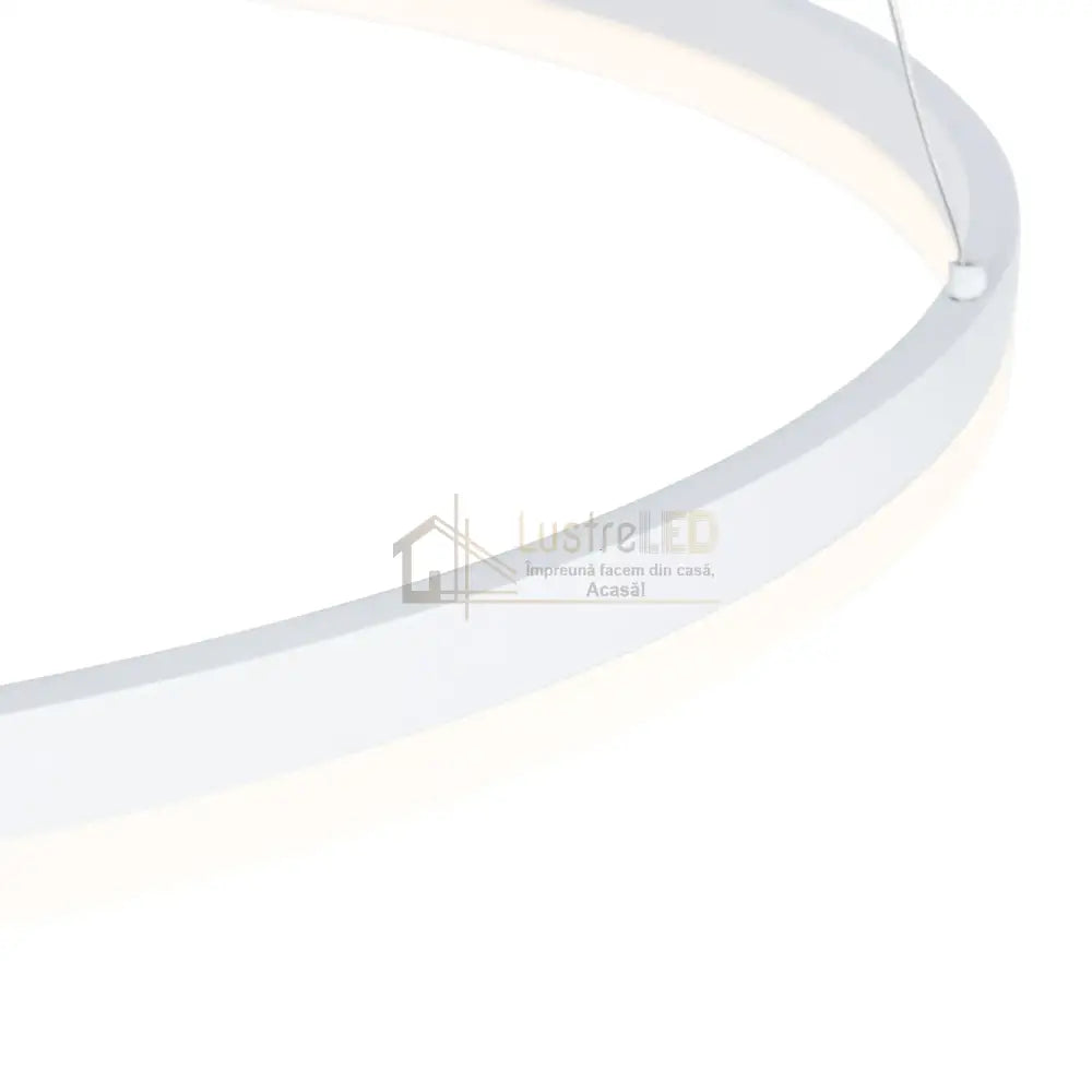 Lustra Led Wonderland Alba 1 Segment Echivalent 300W Lighting Fixtures