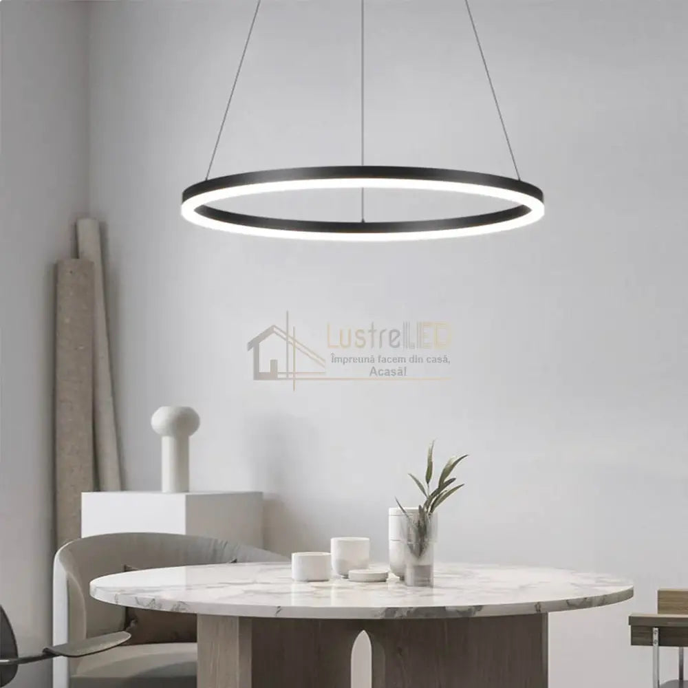 Lustra Led Wonderland Black 1 Segment Echivalent 300W Lighting Fixtures