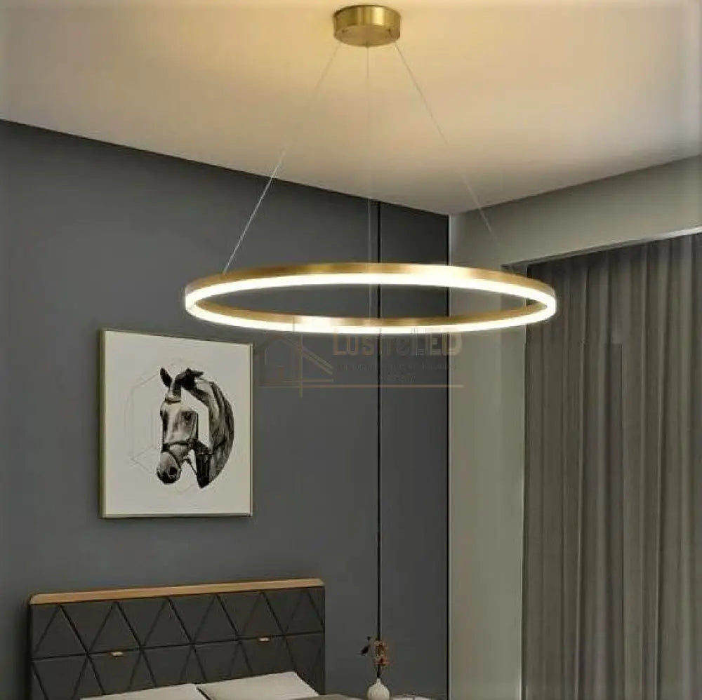 Lustra Led Wonderland Gold 1 Segment Echivalent 300W Lighting Fixtures