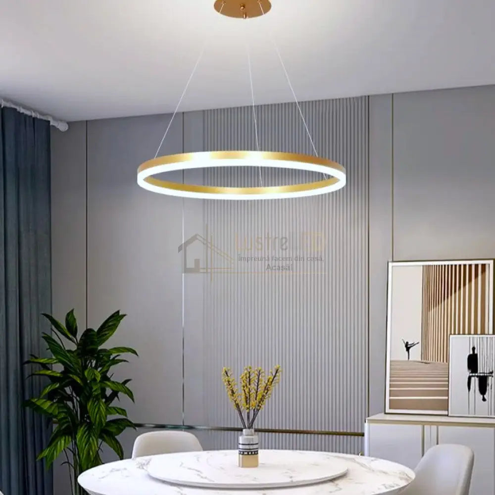 Lustra Led Wonderland Gold 1 Segment Echivalent 300W Lighting Fixtures