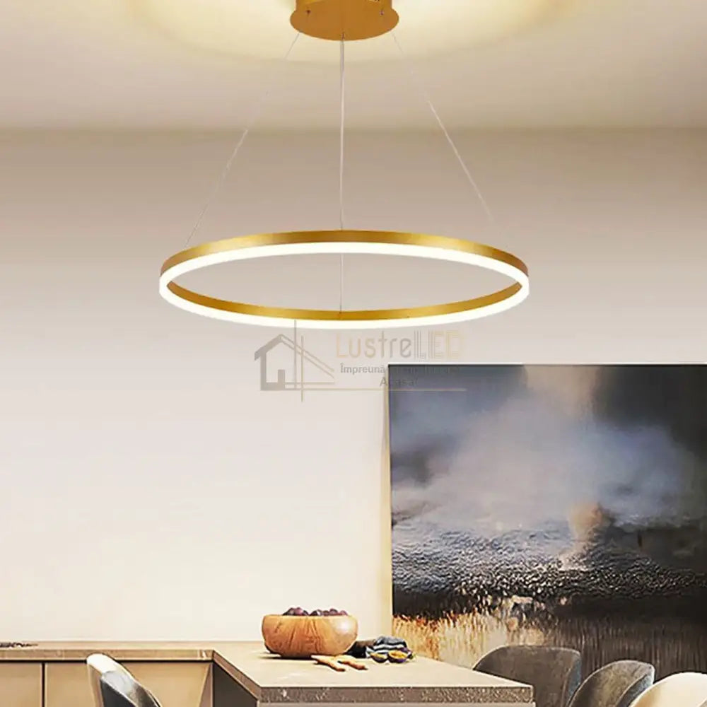 Lustra Led Wonderland Gold 1 Segment Echivalent 300W Lighting Fixtures