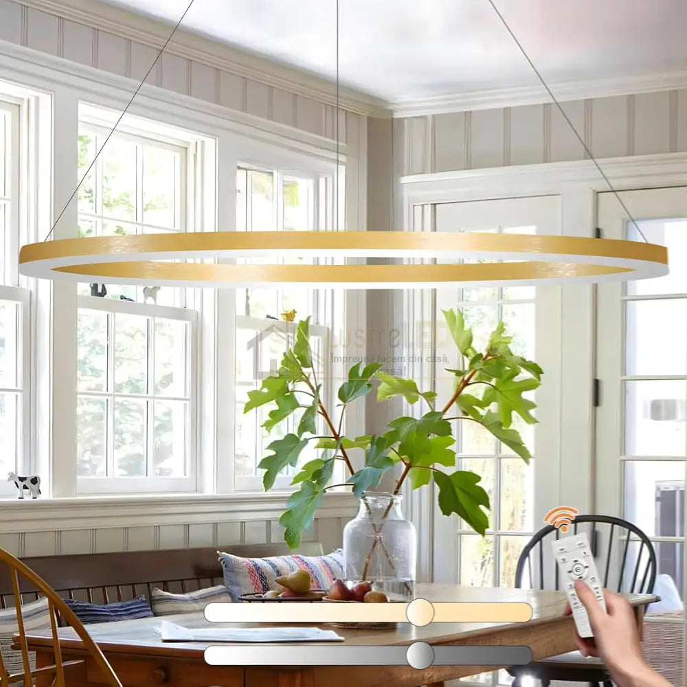 Lustra Led Wonderland Gold 1 Segment Echivalent 300W Lighting Fixtures