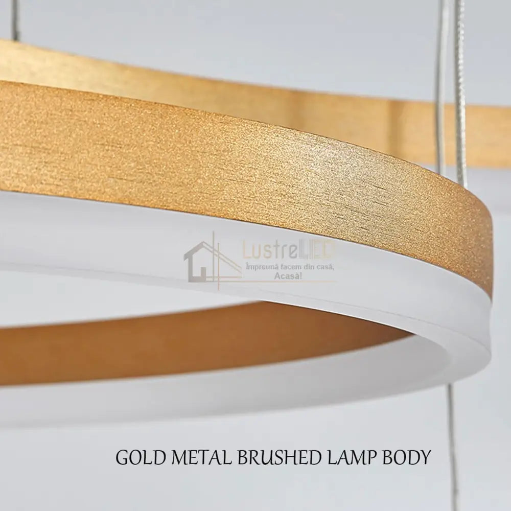 Lustra Led Wonderland Gold 1 Segment Echivalent 300W Lighting Fixtures