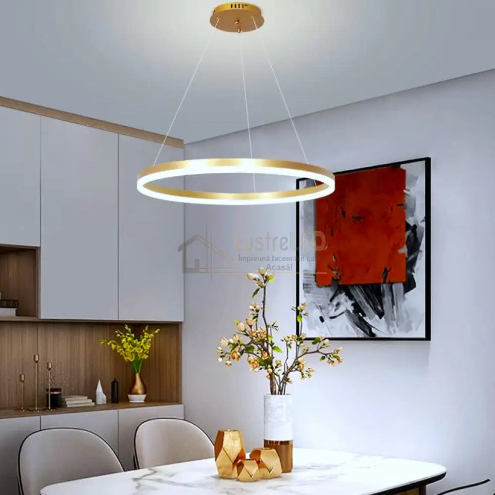 Lustra Led Wonderland Gold 1 Segment Echivalent 300W Lighting Fixtures