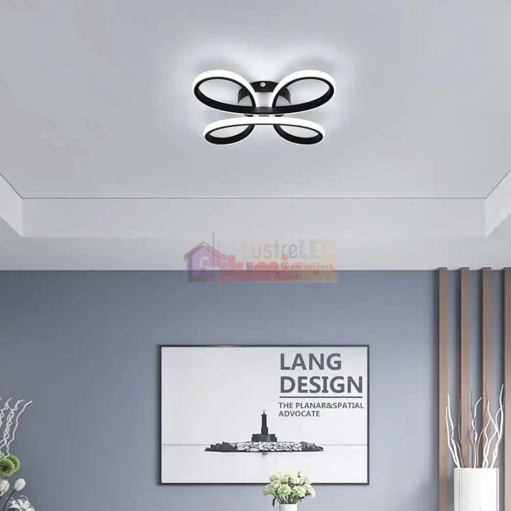 Lustra LED BLACK DESIGN 77248/1A1 lustreled.ro