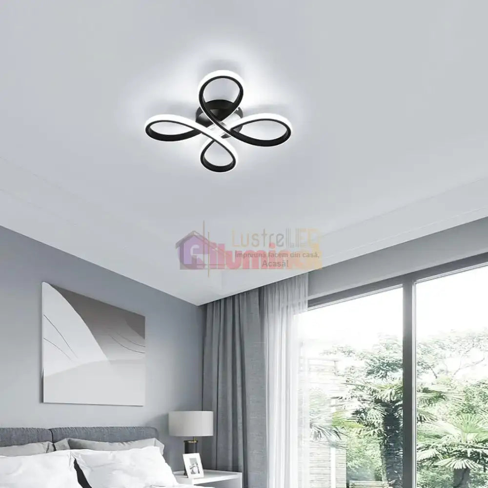 Lustra LED BLACK DESIGN 77248/1A1 lustreled.ro