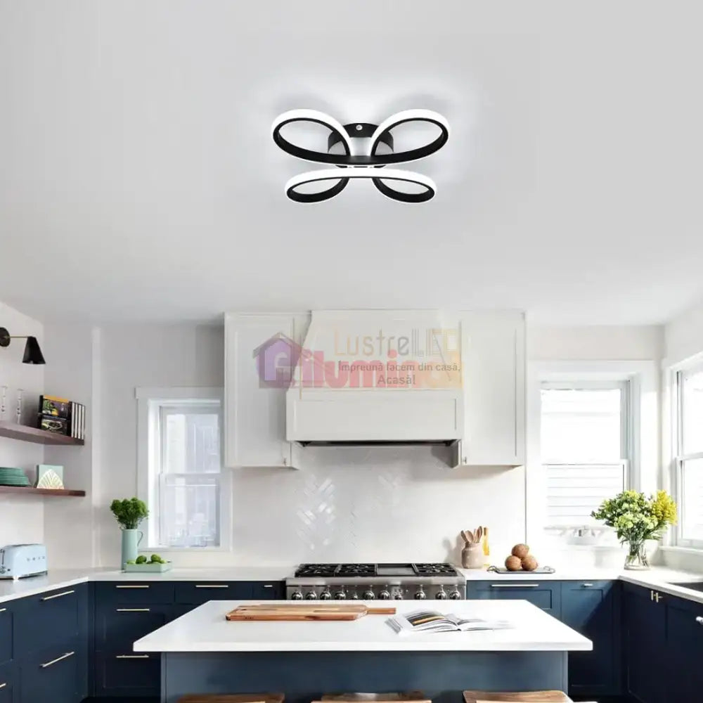 Lustra LED BLACK DESIGN 77248/1A1 lustreled.ro