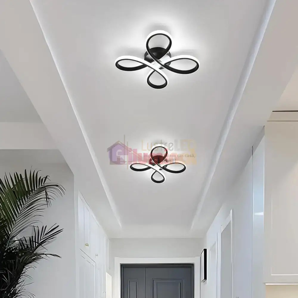 Lustra LED BLACK DESIGN 77248/1A1 lustreled.ro