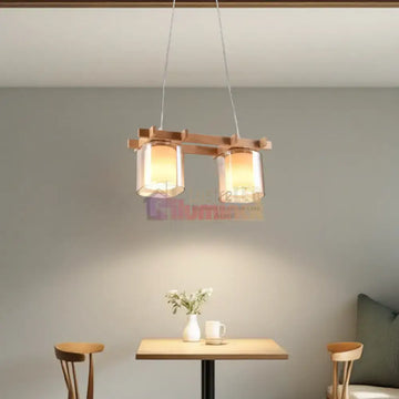 Lustra Lemn 2xE27 NovaWood
