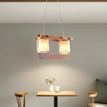 Lustra Lemn 2xE27 NovaWood