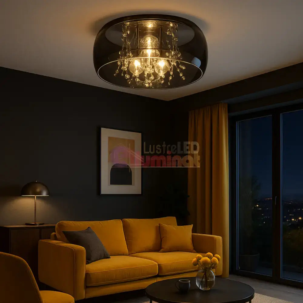 Lustra Chrome 3xE14 ShinePulse 28W lustreled.ro