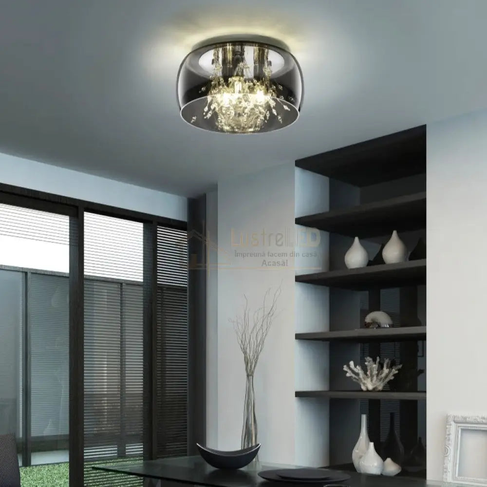 Lustra Chrome 3xE14 ShinePulse 28W lustreled.ro