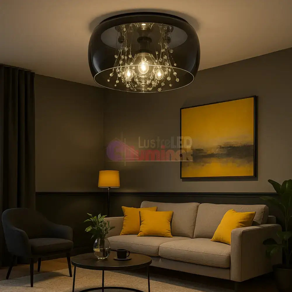 Lustra Chrome 3xE14 ShinePulse 28W lustreled.ro