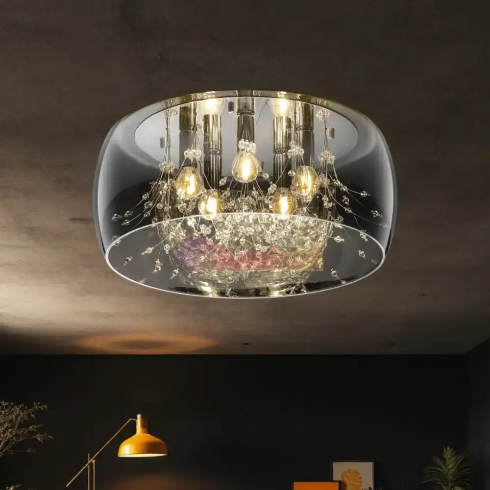 Lustra Luxury CRYSTEL 50cm lustreled.ro