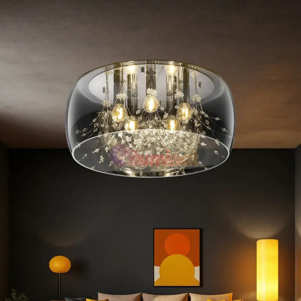 Lustra Luxury CRYSTEL 50cm lustreled.ro