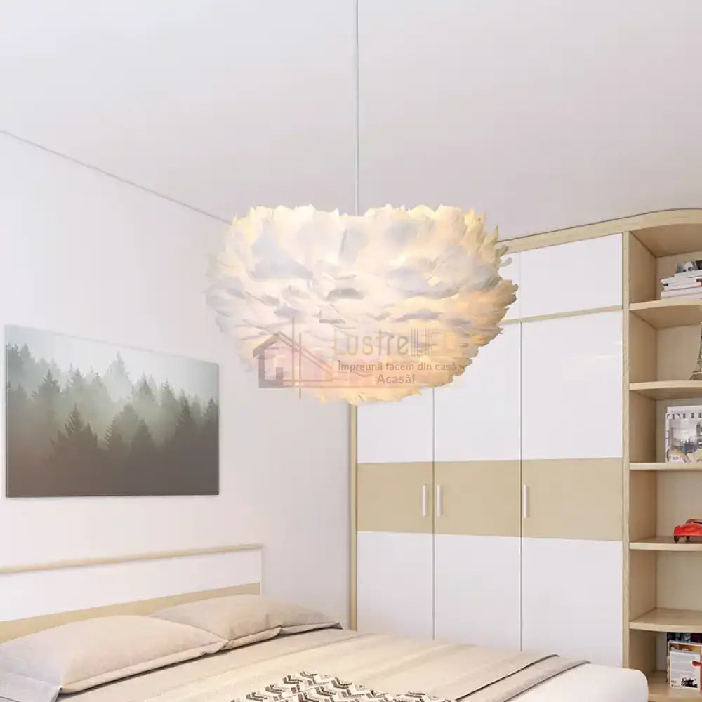 Lustra Luxury Feather Cloud Lighting Fixtures