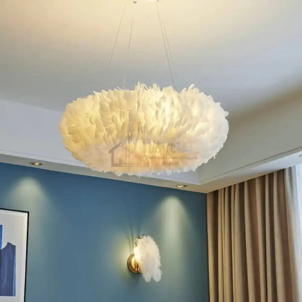 Lustra Luxury Feather Cloud Lighting Fixtures