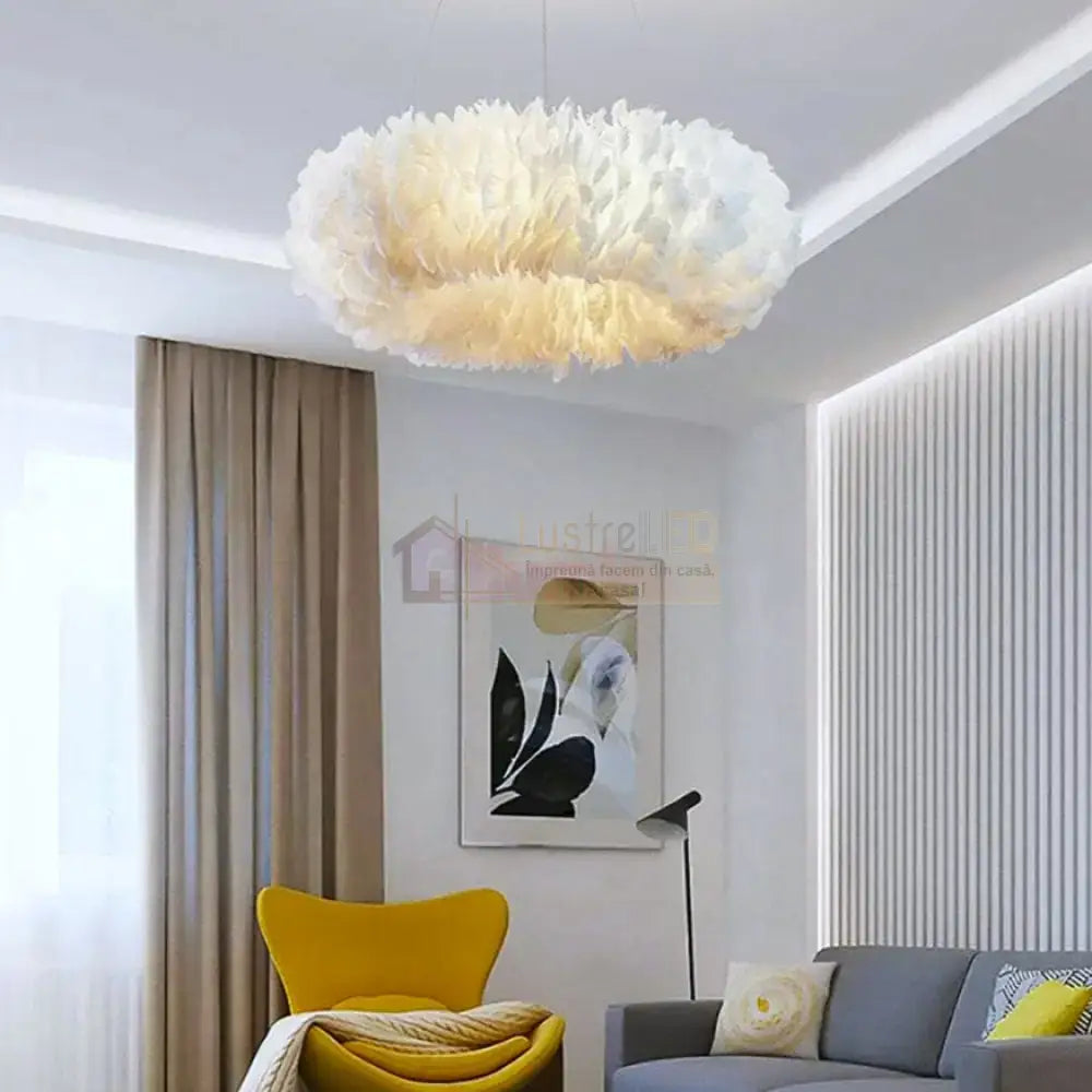 Lustra Luxury Feather Cloud Lighting Fixtures