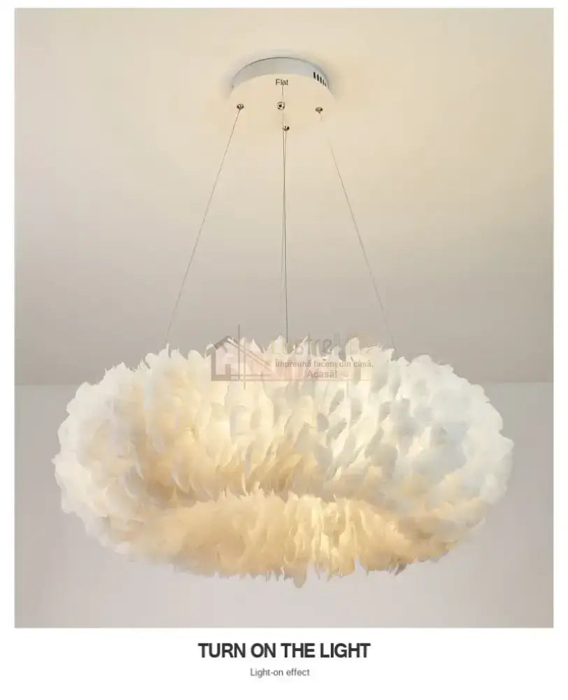 Lustra Luxury Feather Cloud Lighting Fixtures