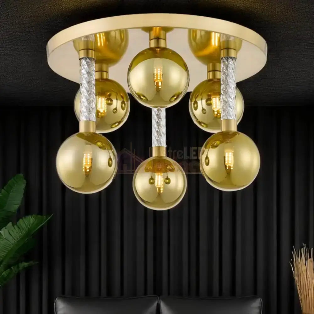 Lustra LED Aplicata Gold 6xG9 VintaLux AURIE / 42CM Lighting Fixtures