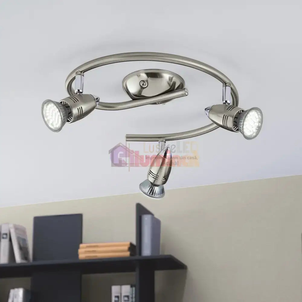 Lustra MAGNUM-LED cu 3 Spoturi Silver 29.5CM Chandeliers