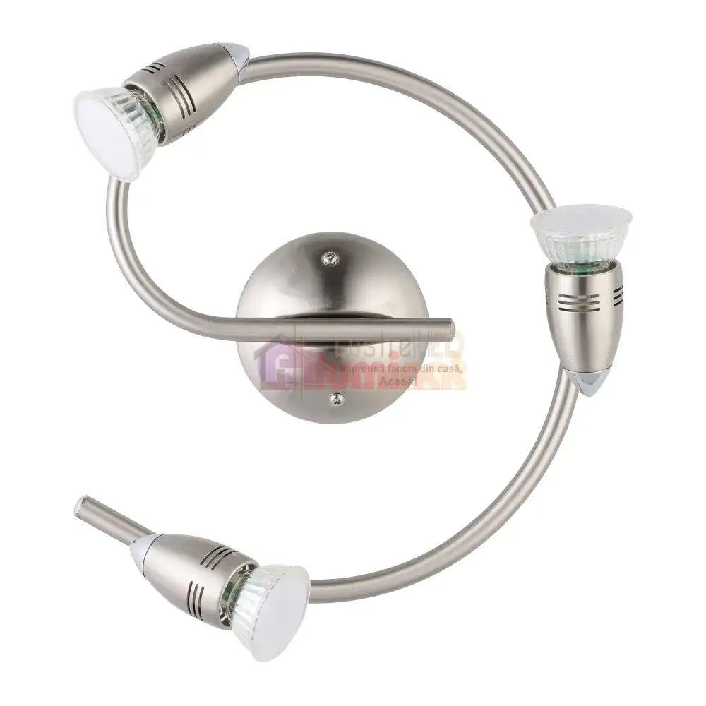 Lustra MAGNUM-LED cu 3 Spoturi Silver 29.5CM Chandeliers