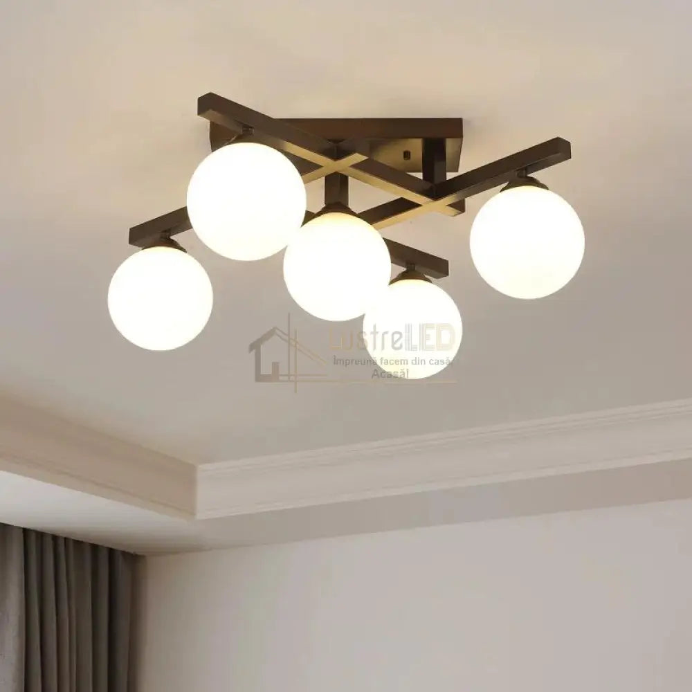 Lustra MEZO Abajur Mat 5xE27 Lighting Fixtures