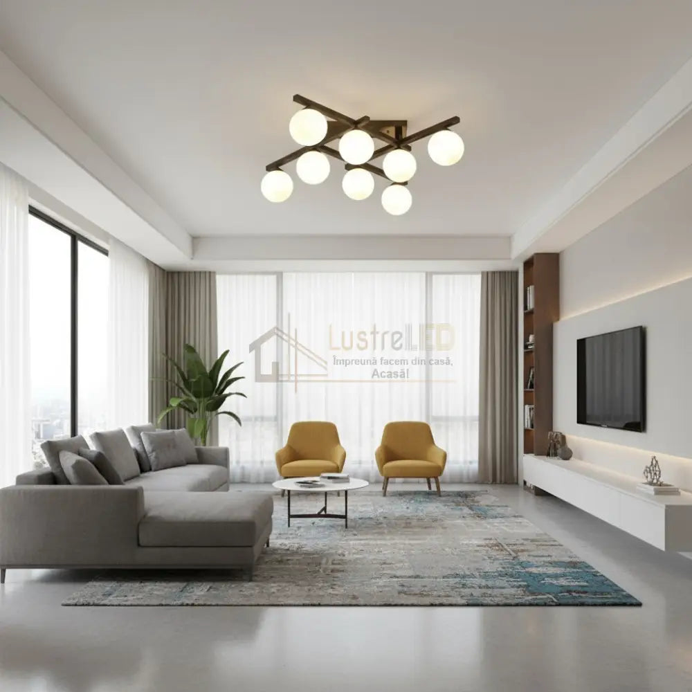 Lustra MEZO Abajur Mat 8xE27 Lighting Fixtures