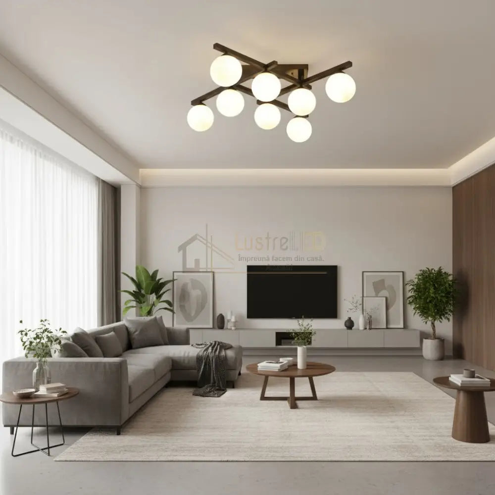 Lustra MEZO Abajur Mat 8xE27 Lighting Fixtures