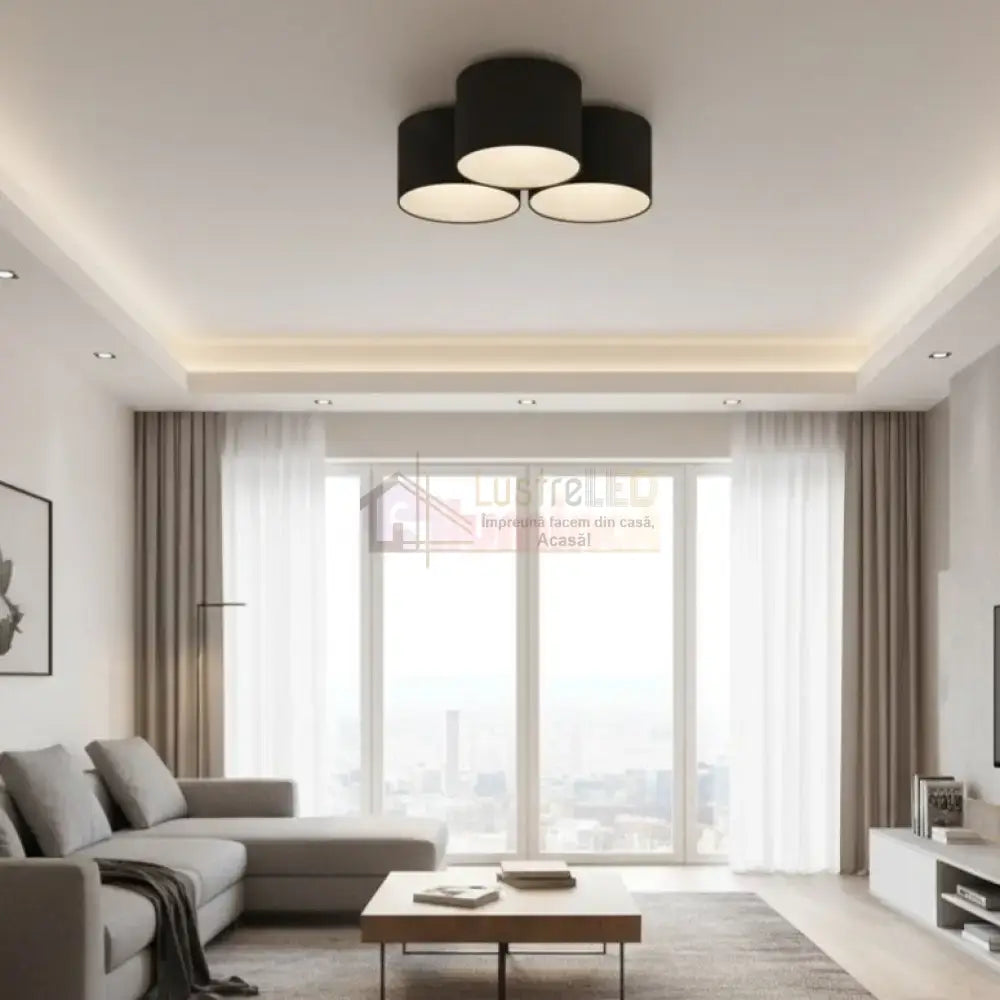 Lustra Mini PASTORE 2 Black 61CM Eglo NEAGRA / 61CM Lighting Fixtures