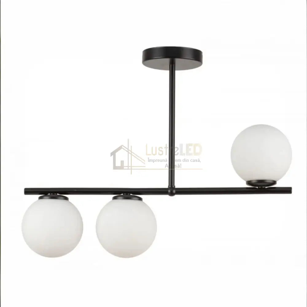 Lustra Mini VENERA Abajur MAT BLACK 3XE27 Chandeliers