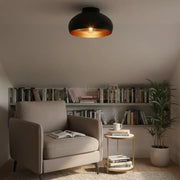 Lustra MOGANO 2 Black & Gold Eglo 28CM Lighting Fixtures