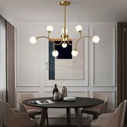 Lustra Nordic Style Abajur MAT Golden Beans 66108-9 ABAJUR / AURIE / 60CM Chandeliers