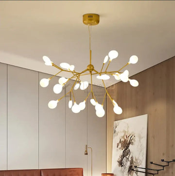 Lustra Nordic Style Abajur MAT Golden Branches 66100-27