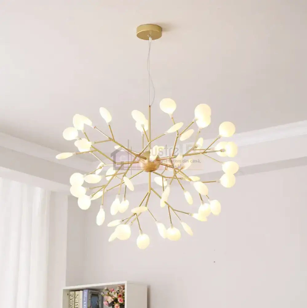 Lustra Nordic Style Abajur Mat Golden Branches 66100-45 Chandeliers