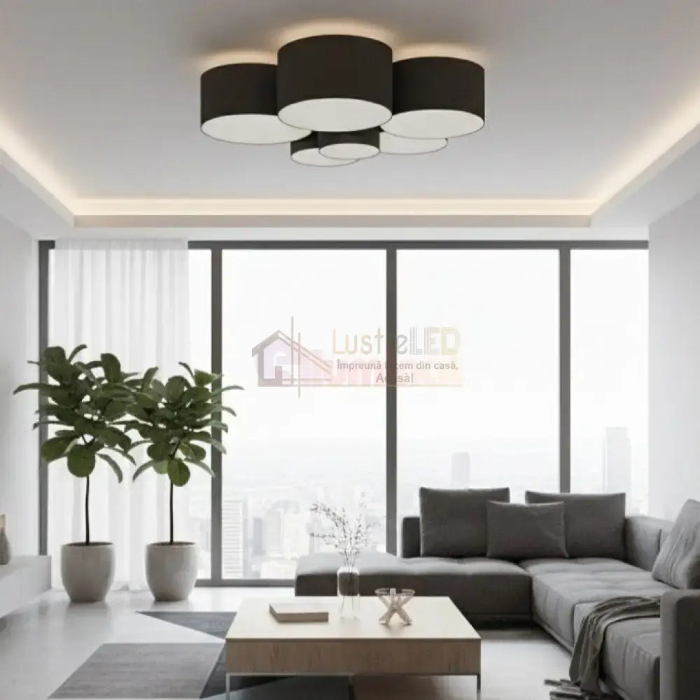 Lustra PASTORE 2 Black 99CM Eglo NEAGRA / 99CM Lighting Fixtures