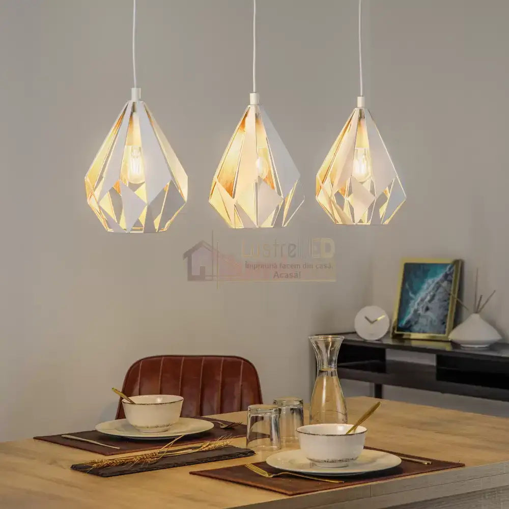 Lustra Pheonix Vintage Liniar Alba Lighting Fixtures